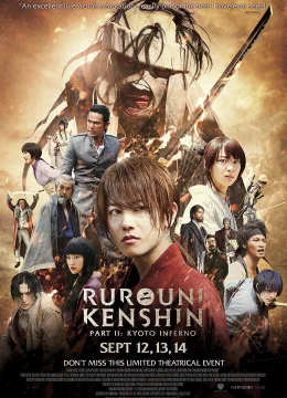 Xem Phim Lãng khách Kenshin: Đại hỏa Kyoto Vietsub HD Online