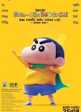 Xem Phim Shin – Cậu Bé Bút Chì 31: Đại Chiến Siêu Năng Lực ~ Sushi Bay ~ Vietsub HD Online